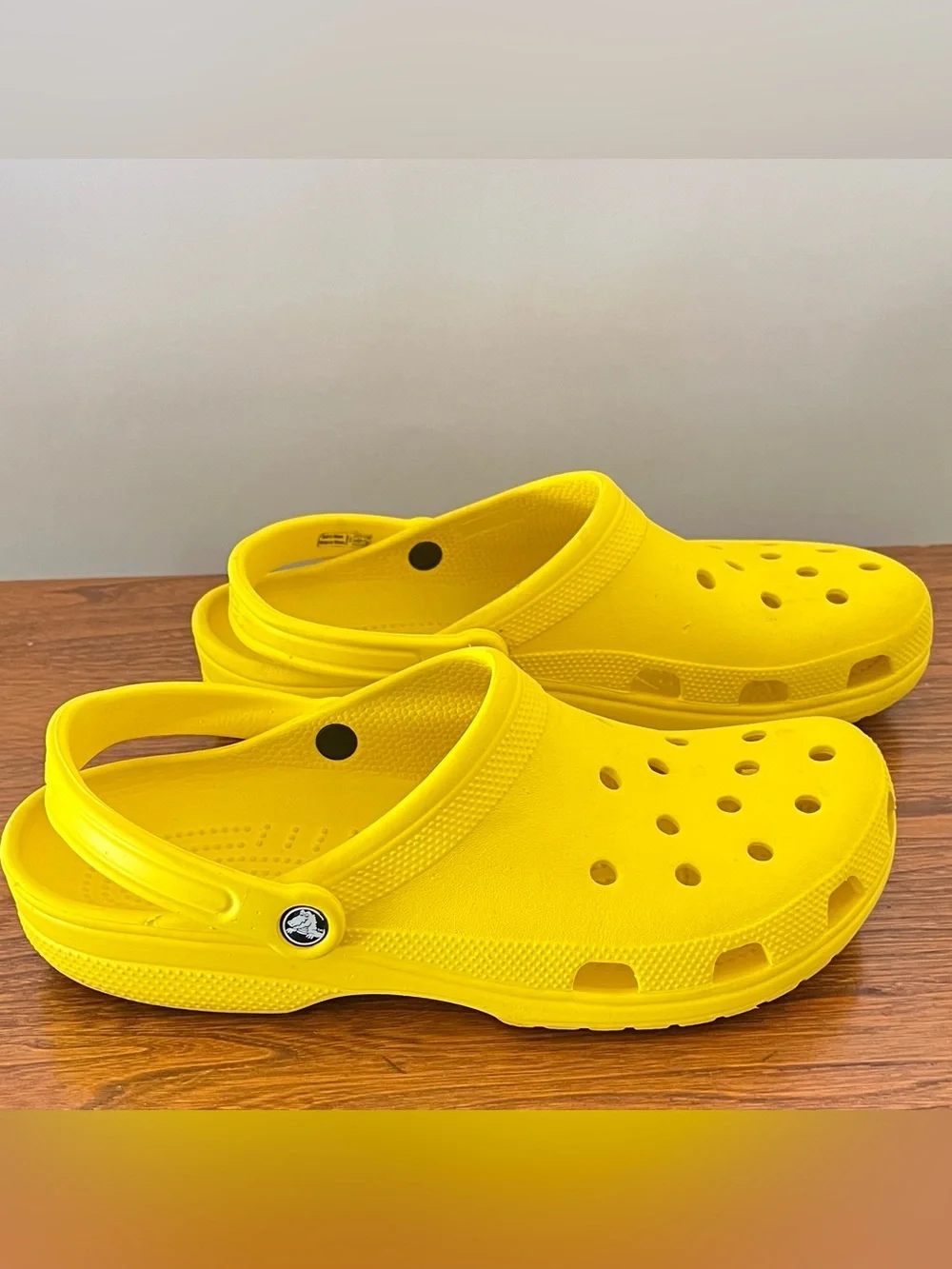 CROCS Classic Clog in Bright Yellow for Men